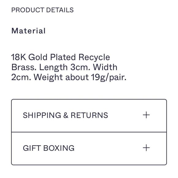 Miramira New York Lexington oval hoops. NWOT. - Picture 6 of 12